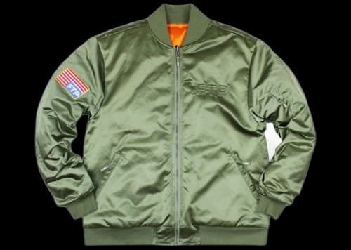 FTP Reversible Bomber Jacket Olive