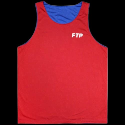 FTP Reversible Mesh Basketball Jersey Red/Blue
