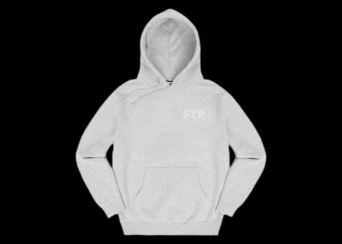 FTP Rhinestone Logo Pullover Heather Grey