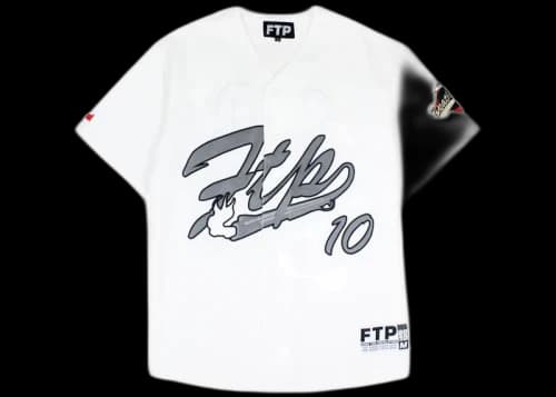 FTP Script Baseball Jersey White