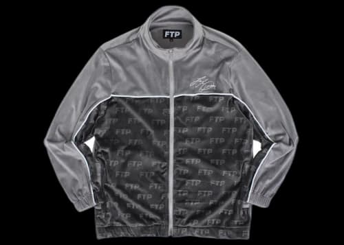 FTP Signature Velour Jacket Gray