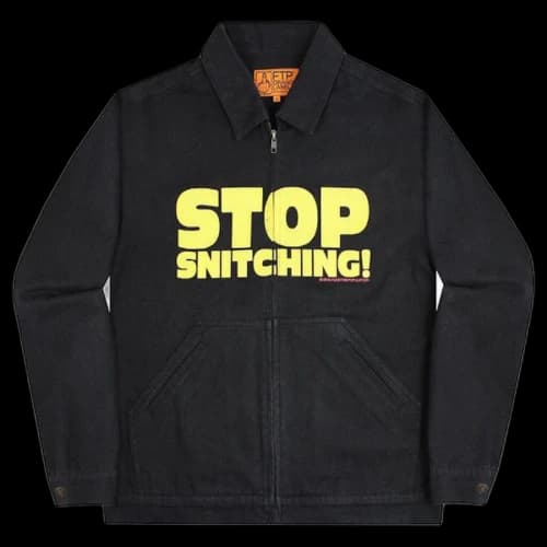 FTP Stop Snitching Jacket Black