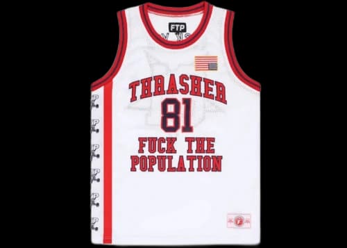 FTP Thrasher Championship Jersey White