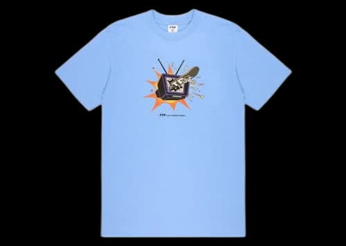 FTP TV Guide Tee Sky Blue