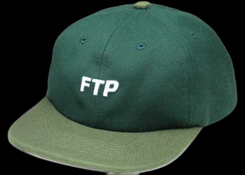 FTP Two Tone Logo 6-Panel Forest Green