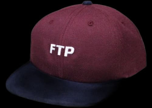 FTP Two Tone Logo 6-Panel Maroon
