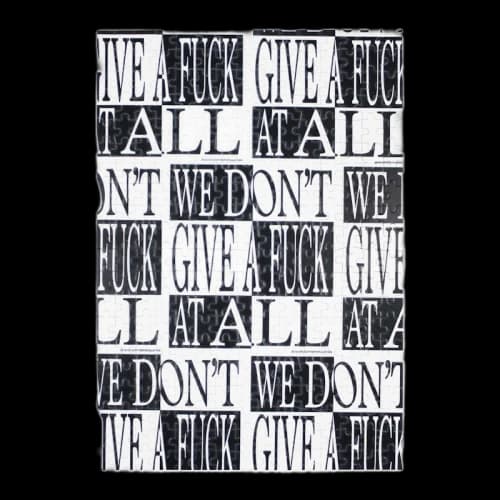FTP WDGAF Puzzle Black/White