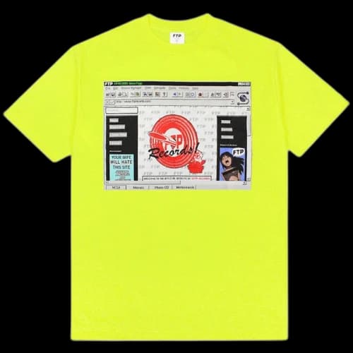 FTP Website Tee Safety Green