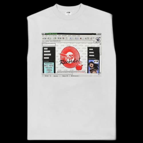 FTP Website Tee Silver