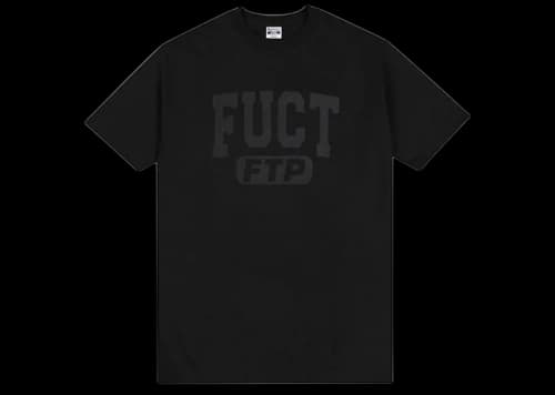 FTP x FUCT Academy Tee Black