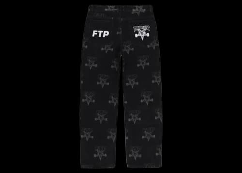 FTP x Thrasher Logo Pant Black