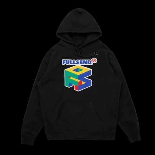 Full Send 69 Hoodie Black