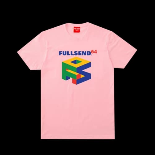 Full Send 69 Tee Pink