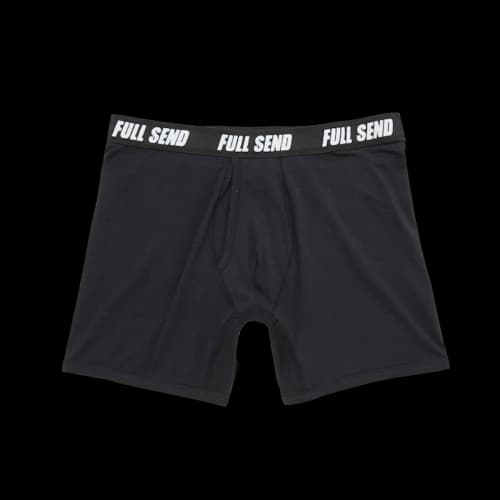 Full Send Boxer Brief Black