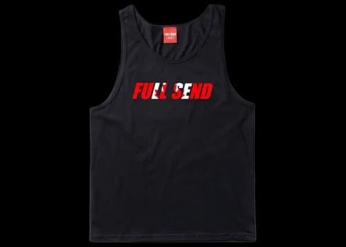 Full Send Canada Day Tank Black