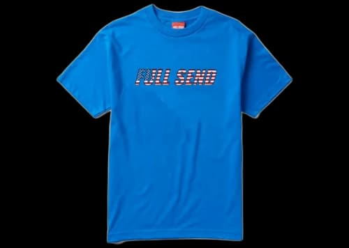 Full Send Fourth of July Tee Royal Blue