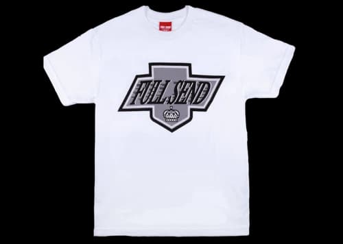 Full Send FSF Hockey Tee White