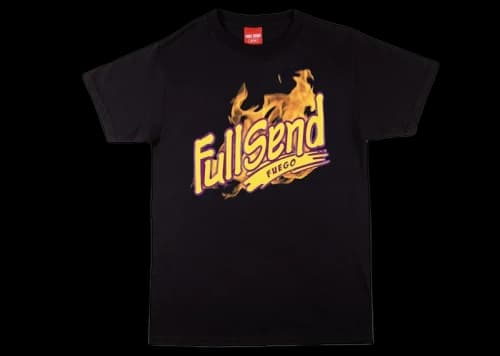 Full Send Fuego Tee Black