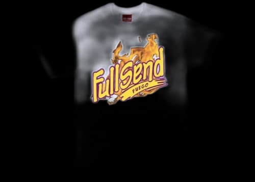 Full Send Fuego Tee White