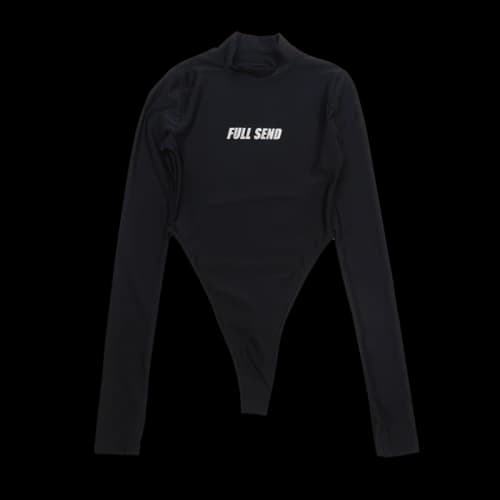Full Send Long Sleeve Body Suit Black