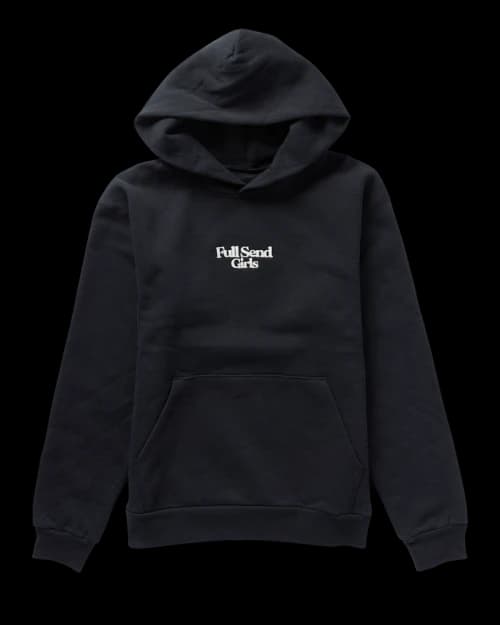 Full Send Girls Premium Hoodie Black
