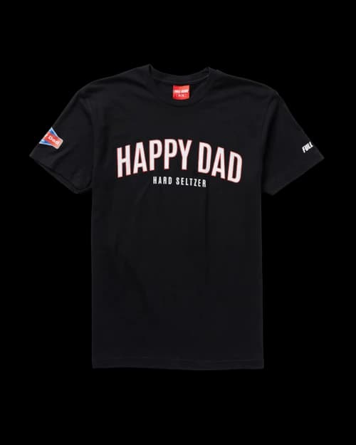 Full Send Happy Dad T-shirt Black