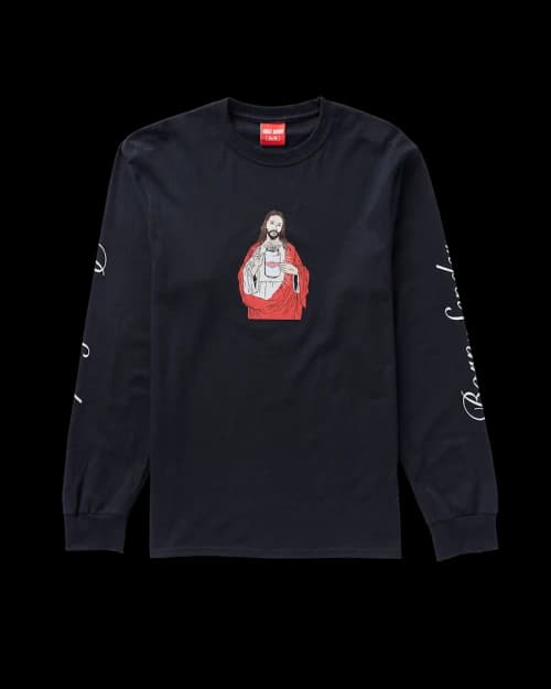 Full Send Happy Jesus L/S T-shirt Black