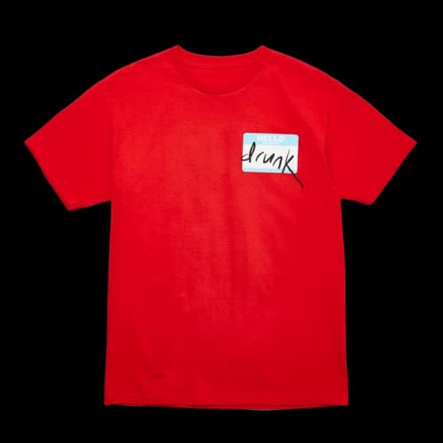 Full Send Hello I'm Drunk Tee Red