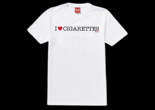 Full Send I Love Cigarettes Tee White
