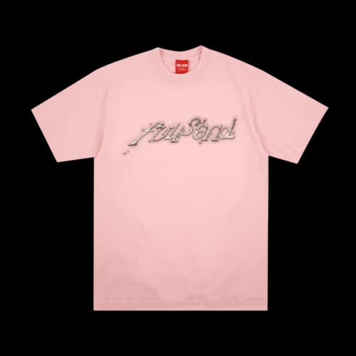 Full Send Liquid Metal Tee Pink