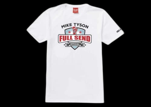 Full Send Mike Tyson Official Tee White