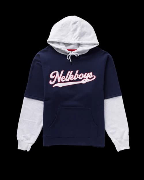 Full Send Nelk Boys 2-Tone Hoodie Navy