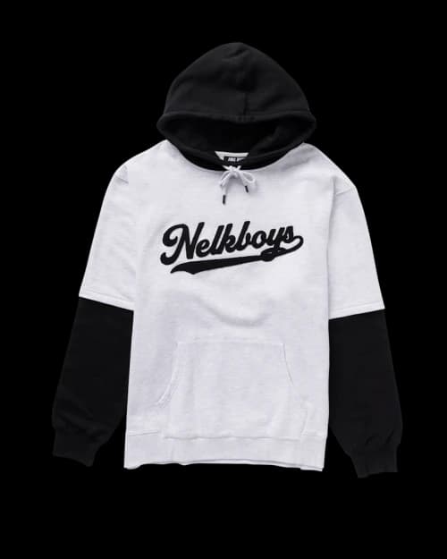 Full Send Nelk Boys 2-Tone Hoodie White