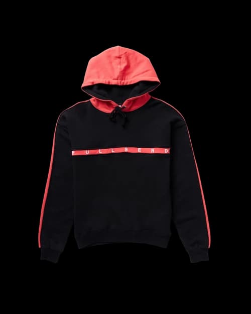 Full Send Paneled Hoodie Black