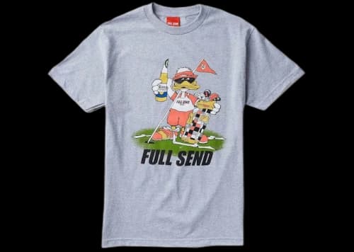 Full Send Rona Duck Tee Grey