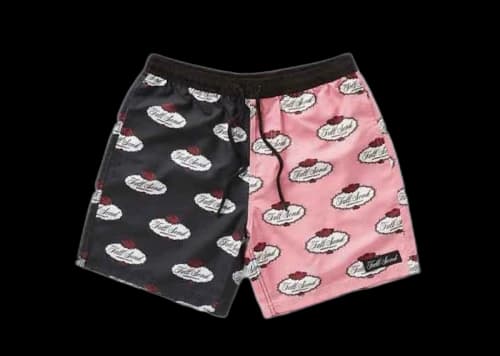 Full Send Roses Split Shorts Multi