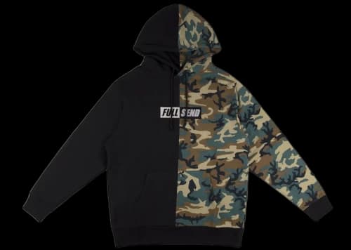 Full Send Split Contrast Hoodie Black/Camo