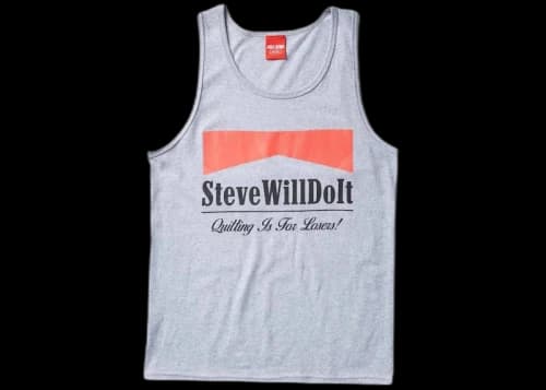 Full Send SteveWillDoIt Smokes Tank Grey