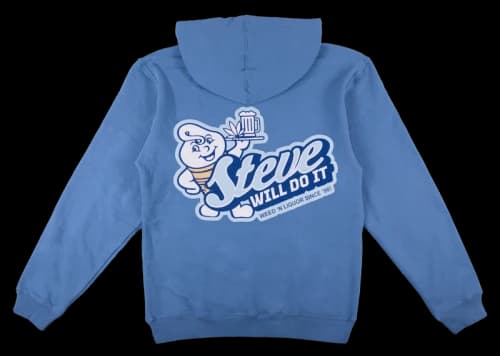 Full Send SteveWillDoIt Soft Serve Hoodie Blue