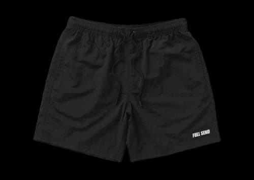 Full Send Summer Shorts Black