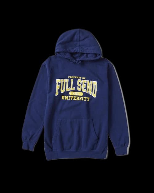 Full Send University Michigan Hoodie Blue
