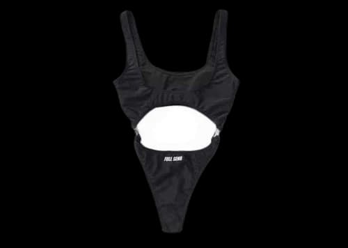 Full Send Women's Cut Out Swimsuit Black