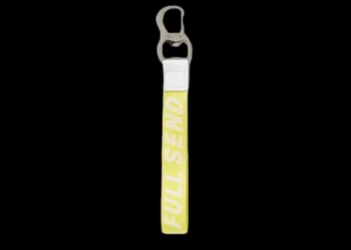 Full Send Woven Lanyard Yellow