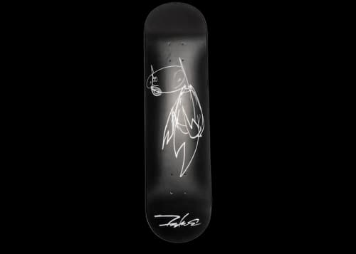 Futura Laboratories Laboratories Skateboard Deck Black