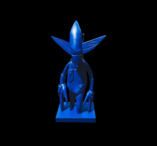 Futura x New York Mets Bobblehead Figure Blue