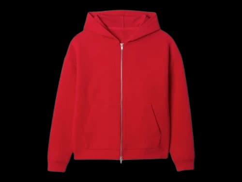 Gap Fit Two-Way Zip Hoodie Modern Red