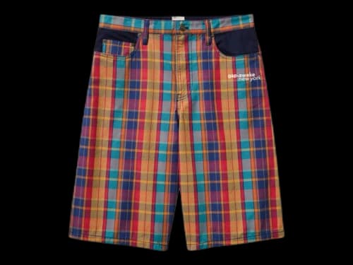 Gap x Awake NY Plaid Canvas Baggy Shorts Plaid