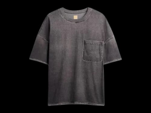 Gap x BEIS Knit Denim Pocket T-shirt Black