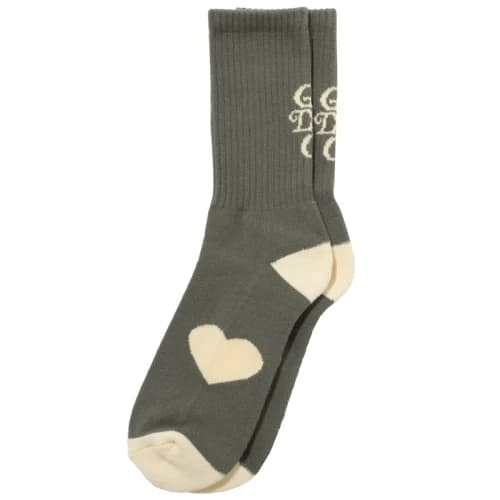 Girls Don't Cry Logo Socks Green