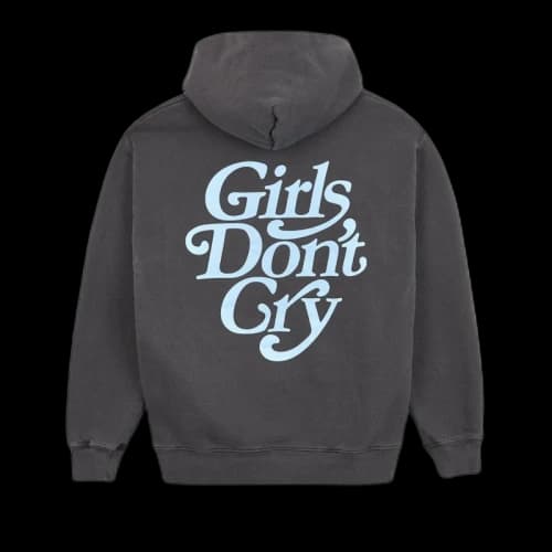 Girls Don't Cry Washed GDC Logo Hoodie Black/Blue